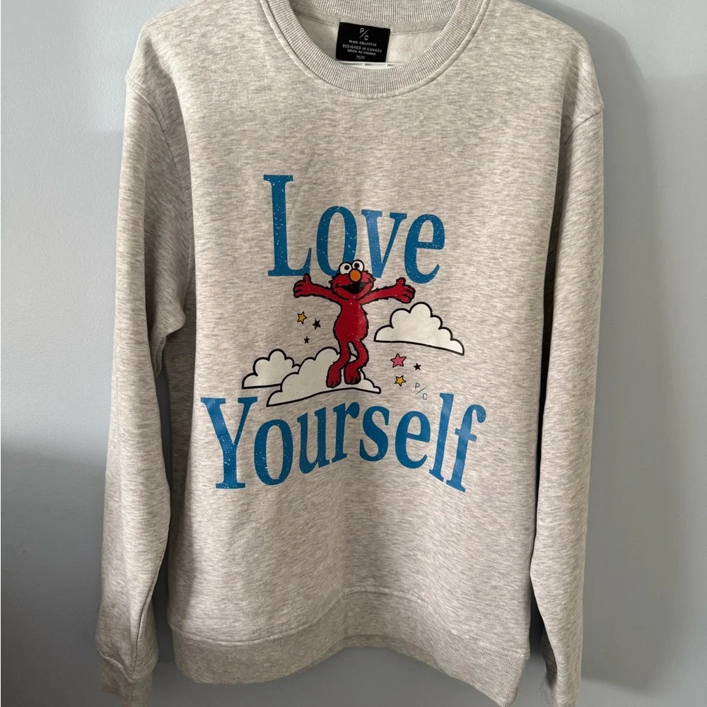 NWOT Peace Collective Elmo Sweatshirt - Picture 2 of 3